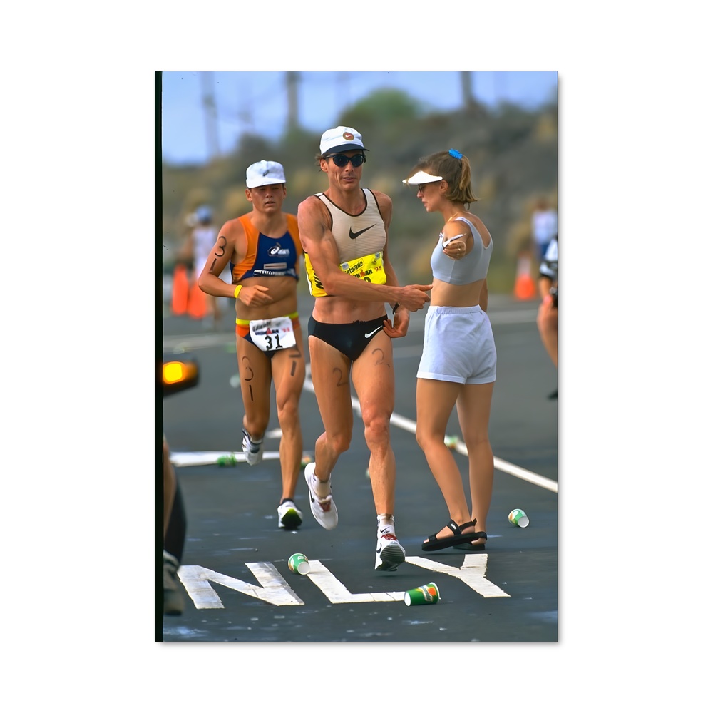 Poster Marathon d'Ironman – affiche Athlétisme